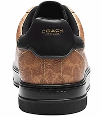 COACH Men's High Line Signature Logo Leather Sneakers