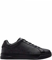 COACH Men's High Line Signature Logo Coated Canvas Sneakers