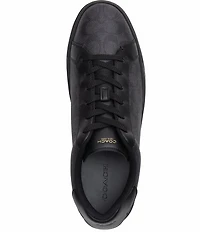 COACH Men's High Line Signature Logo Coated Canvas Sneakers