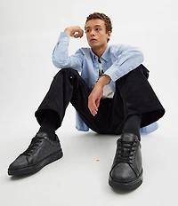 COACH Men's High Line Signature Logo Coated Canvas Sneakers