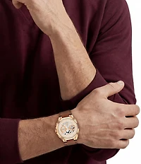 COACH Men's Jackson Quartz Chronograph Leather Strap Watch