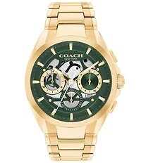 COACH Men's Jackson Quartz Chronograph Stainless Steel Bracelet Watch
