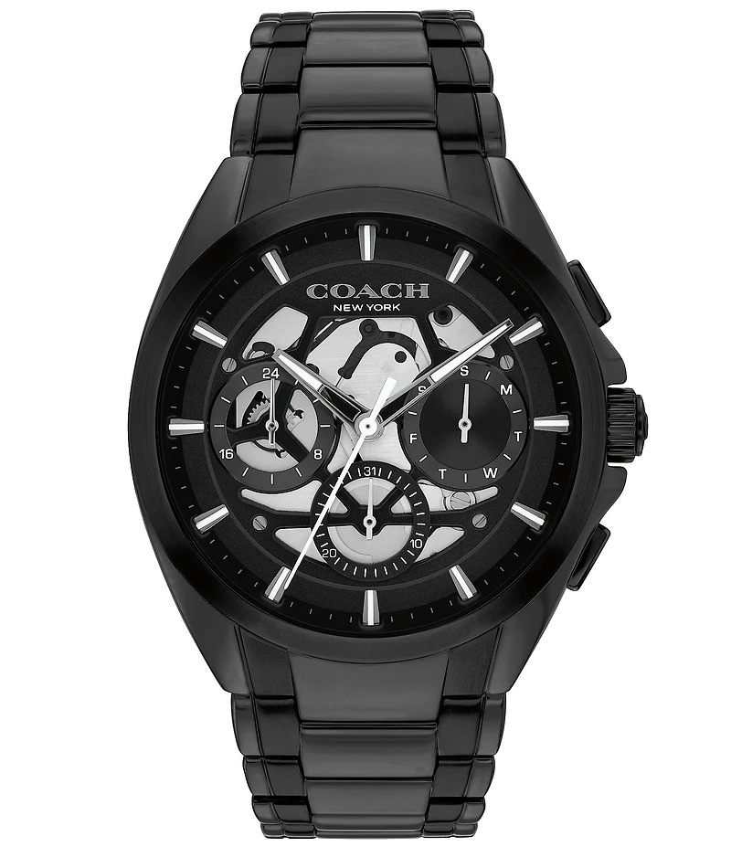 COACH Men's Jackson Quartz Chronograph Stainless Steel Bracelet Watch