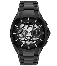 COACH Men's Jackson Quartz Chronograph Stainless Steel Bracelet Watch