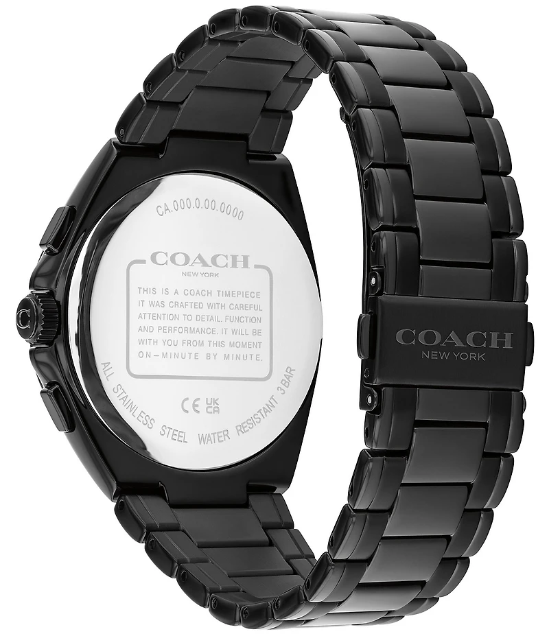 COACH Men's Jackson Quartz Chronograph Stainless Steel Bracelet Watch