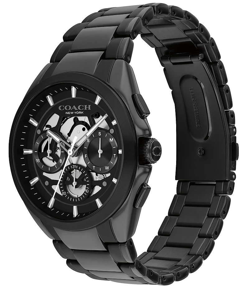 COACH Men's Jackson Quartz Chronograph Stainless Steel Bracelet Watch