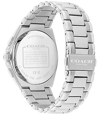 COACH Men's Jackson Quartz Chronograph Stainless Steel Bracelet Watch
