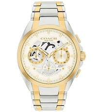COACH Men's Jackson Quartz Chronograph Stainless Steel Bracelet Watch