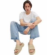 COACH Men's Jesse Signature Logo Pool Slide Sandals