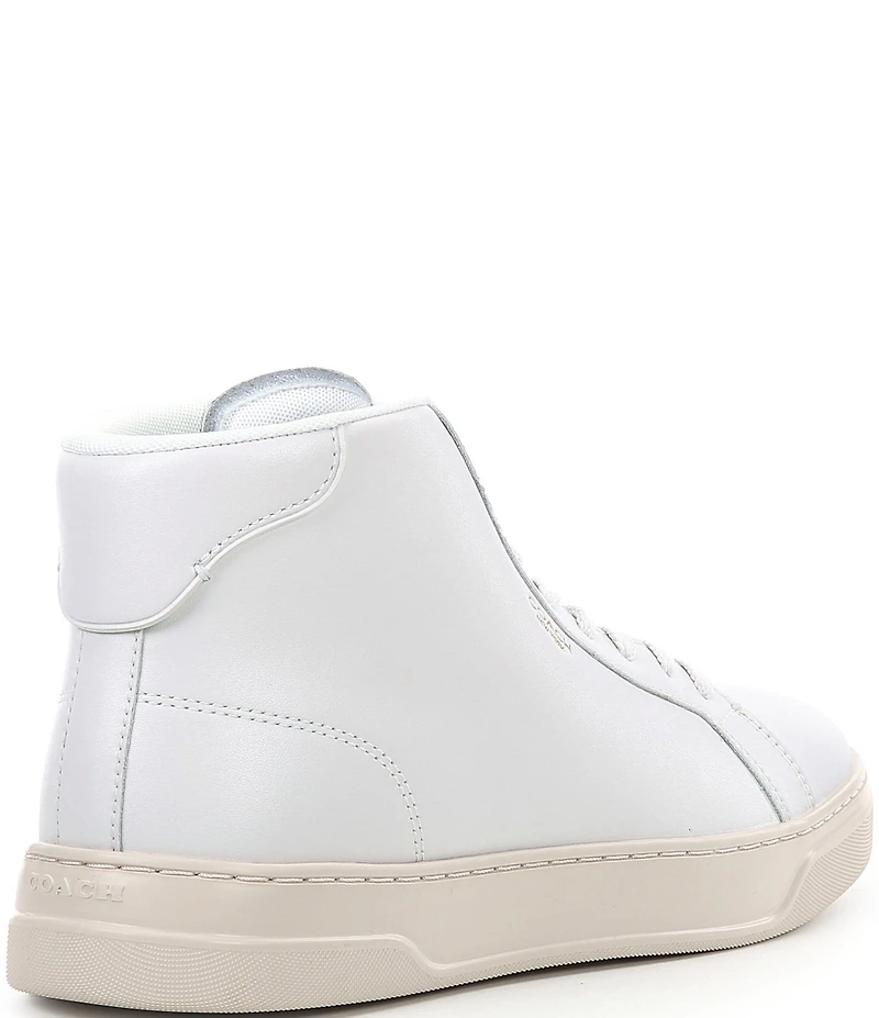 COACH Men's Low Line Leather High-Top Sneakers