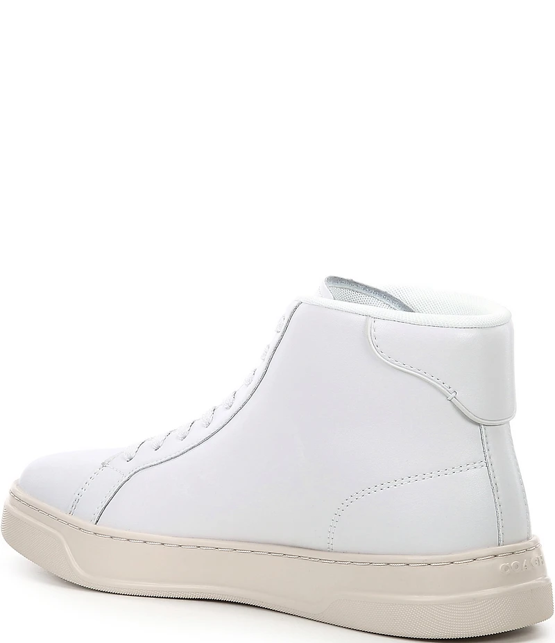 COACH Men's Low Line Leather High-Top Sneakers