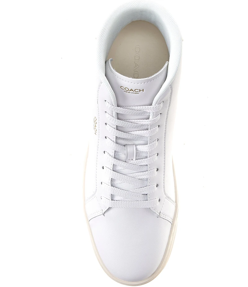 COACH Men's Low Line Leather High-Top Sneakers