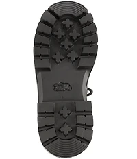 COACH Men's Leather Lug Sole Boat Shoes