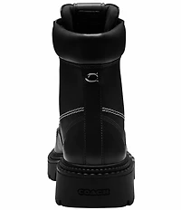 COACH Men's Lug Sole Leather Boots