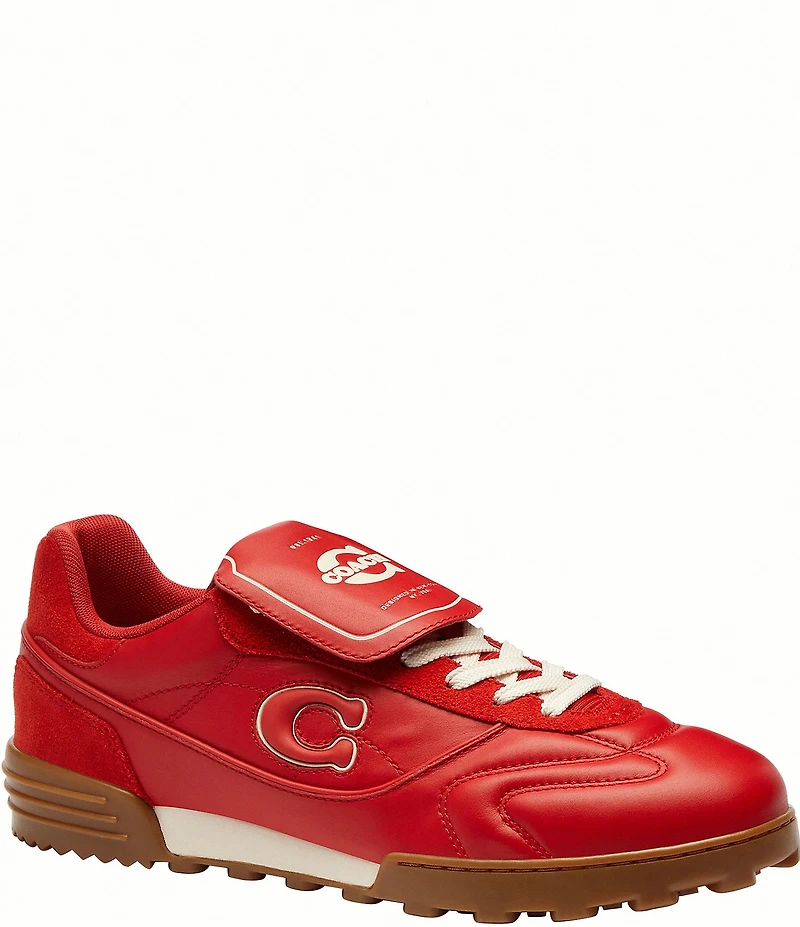 COACH Men's Match Leather and Suede Sneakers