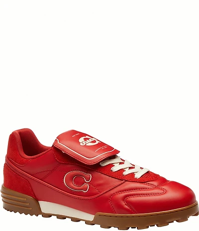 COACH Men's Match Leather and Suede Sneakers