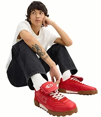 COACH Men's Match Leather and Suede Sneakers