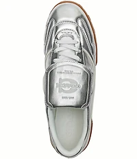 COACH Men's Match Metallic Leather Foldover Lace Up Sneakers