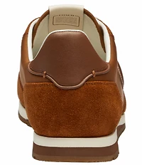 COACH Men's Nylon and Suede Logo Flat Sneakers