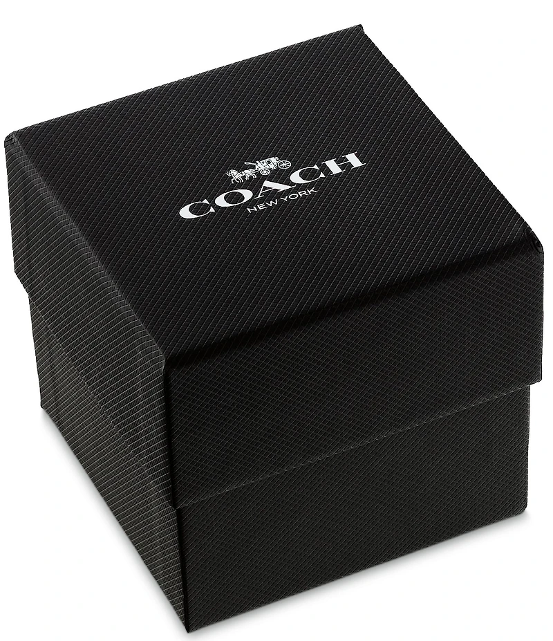 COACH Men's Oliver Quartz Analog Leather Strap Watch