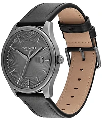 COACH Men's Oliver Quartz Analog Leather Strap Watch
