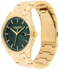 COACH Men's Oliver Quartz Analog Stainless Steel Bracelet Watch