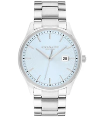 COACH Men's Oliver Quartz Analog Stainless Steel Bracelet Watch
