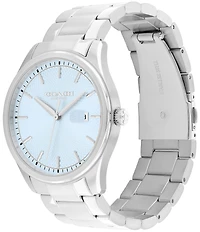 COACH Men's Oliver Quartz Analog Stainless Steel Bracelet Watch