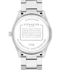 COACH Men's Oliver Quartz Analog Stainless Steel Bracelet Watch