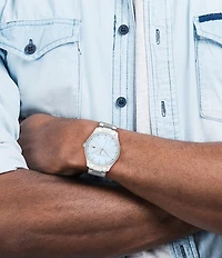 COACH Men's Oliver Quartz Analog Stainless Steel Bracelet Watch