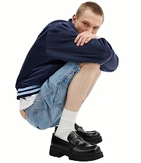 COACH Men's Patent Leather Platform Loafers