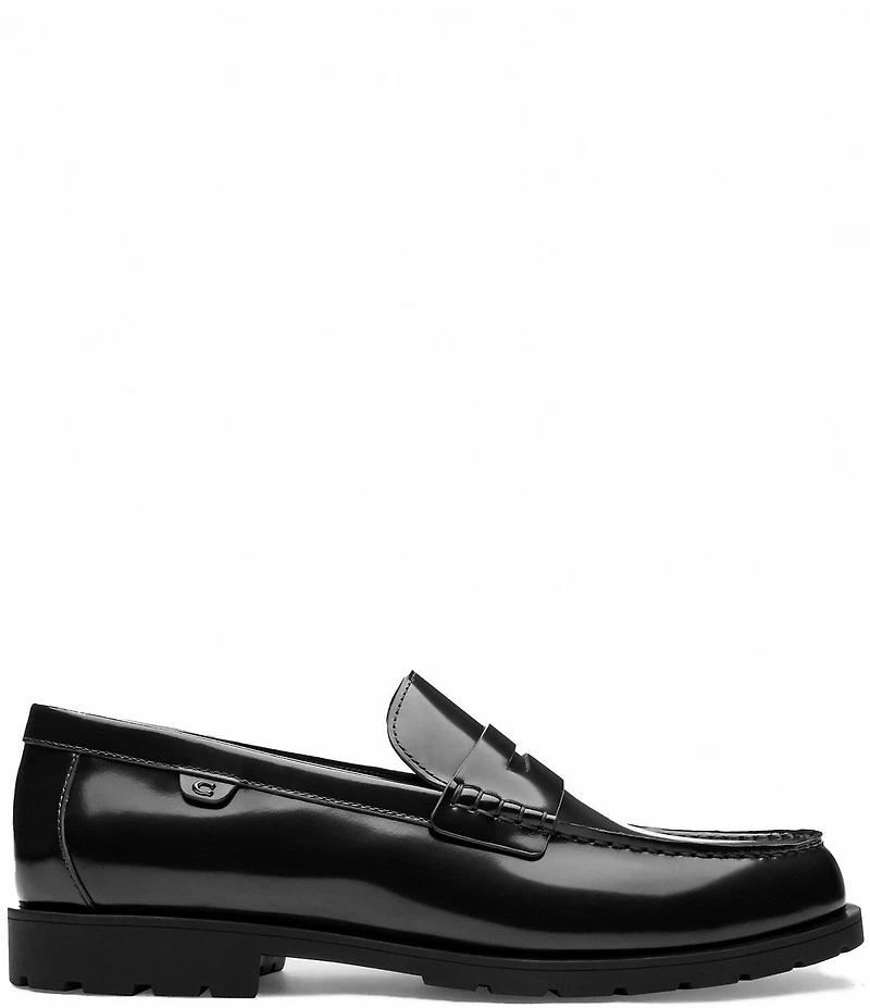 COACH Men's Reagan Patent Leather Penny Loafers