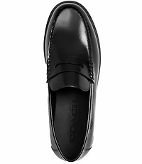 COACH Men's Reagan Patent Leather Penny Loafers