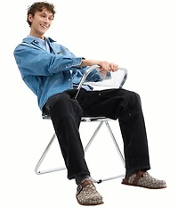 COACH Men's Signature Logo Buckle Clogs