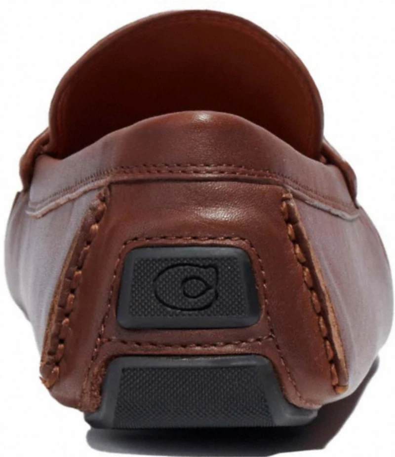 COACH Men's Signature Coin Leather Driver Loafers