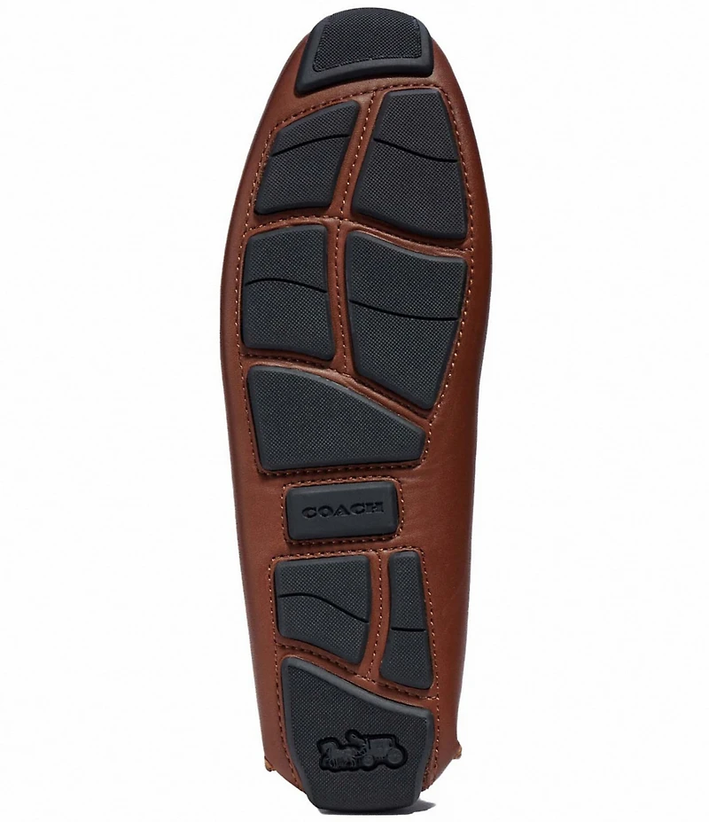 COACH Men's Signature Coin Leather Driver Loafers