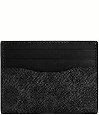 COACH Men's Signature Flat Card Case