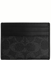 COACH Men's Signature Flat Card Case