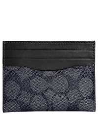 COACH Men's Signature Flat Card Case