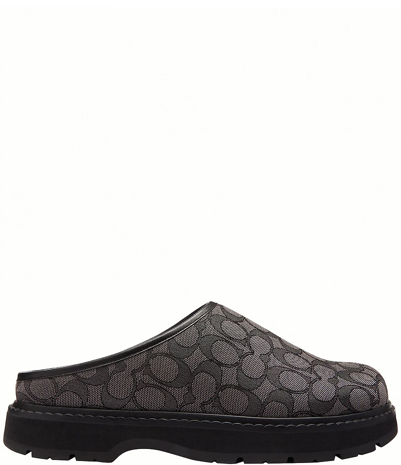 COACH Men's Signature Jaquard Sport Mules