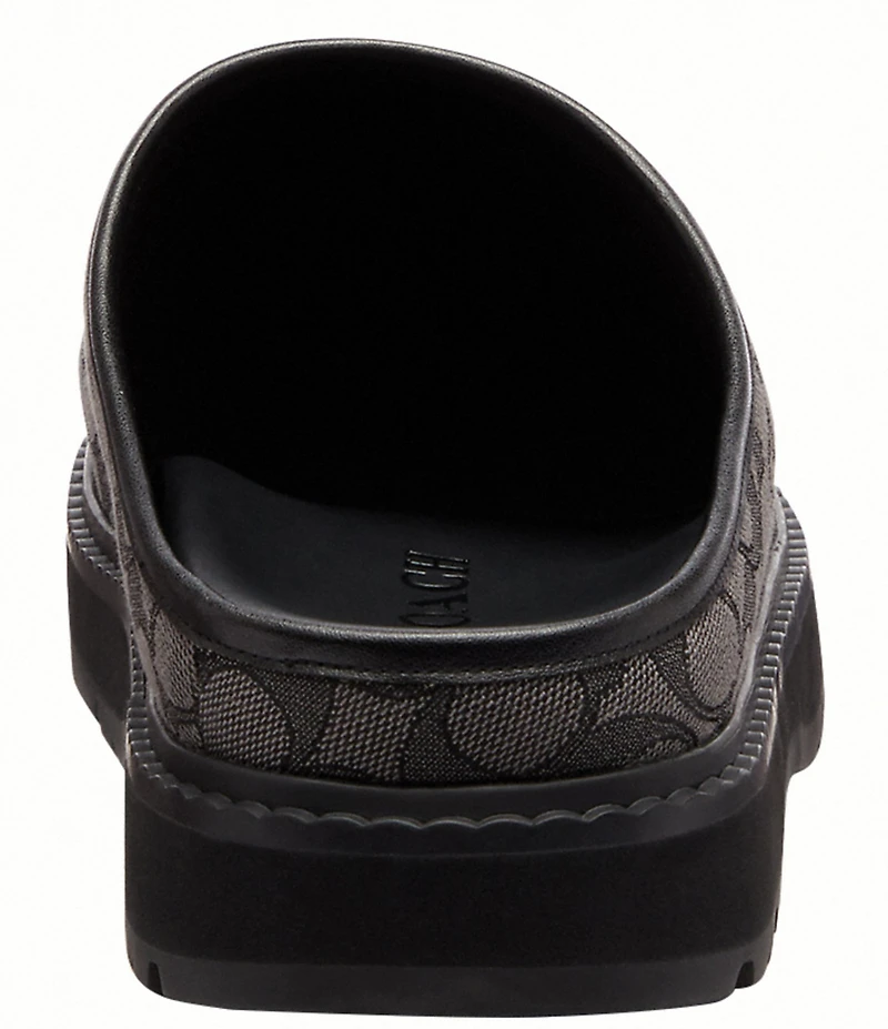 COACH Men's Signature Jaquard Sport Mules