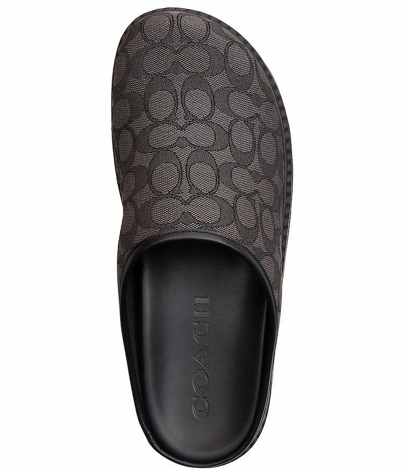 COACH Men's Signature Jaquard Sport Mules