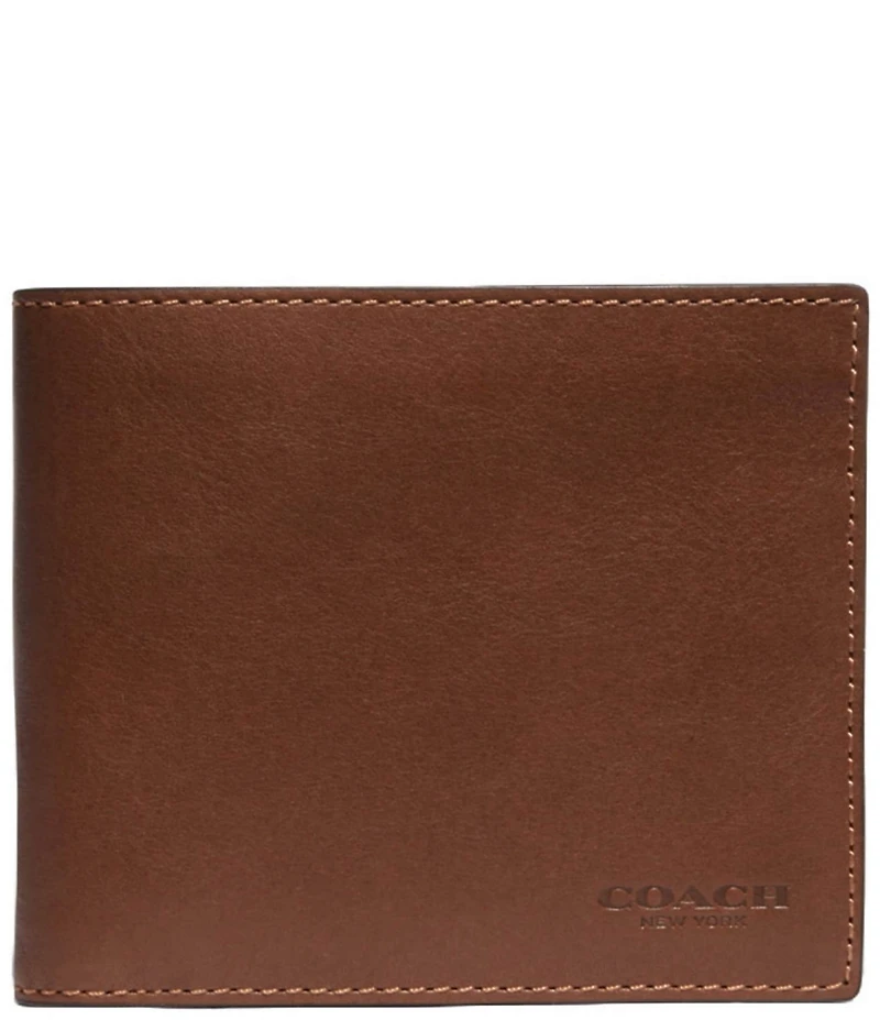 Men's Slim Sport Calf Leather Billfold Wallet