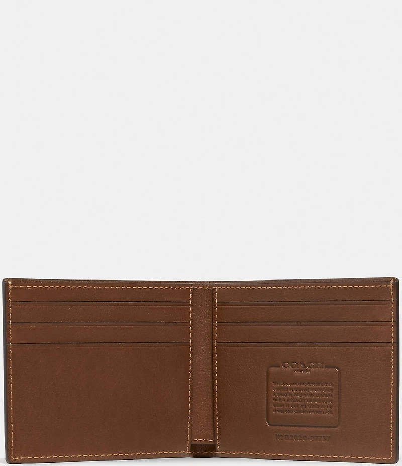 Men's Slim Sport Calf Leather Billfold Wallet