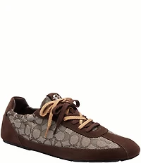 COACH Men's Soft Signature Jacquard Suede Sneakers
