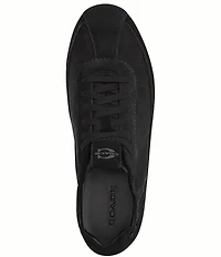 COACH Men's Soft Signature Nylon Suede Sneakers