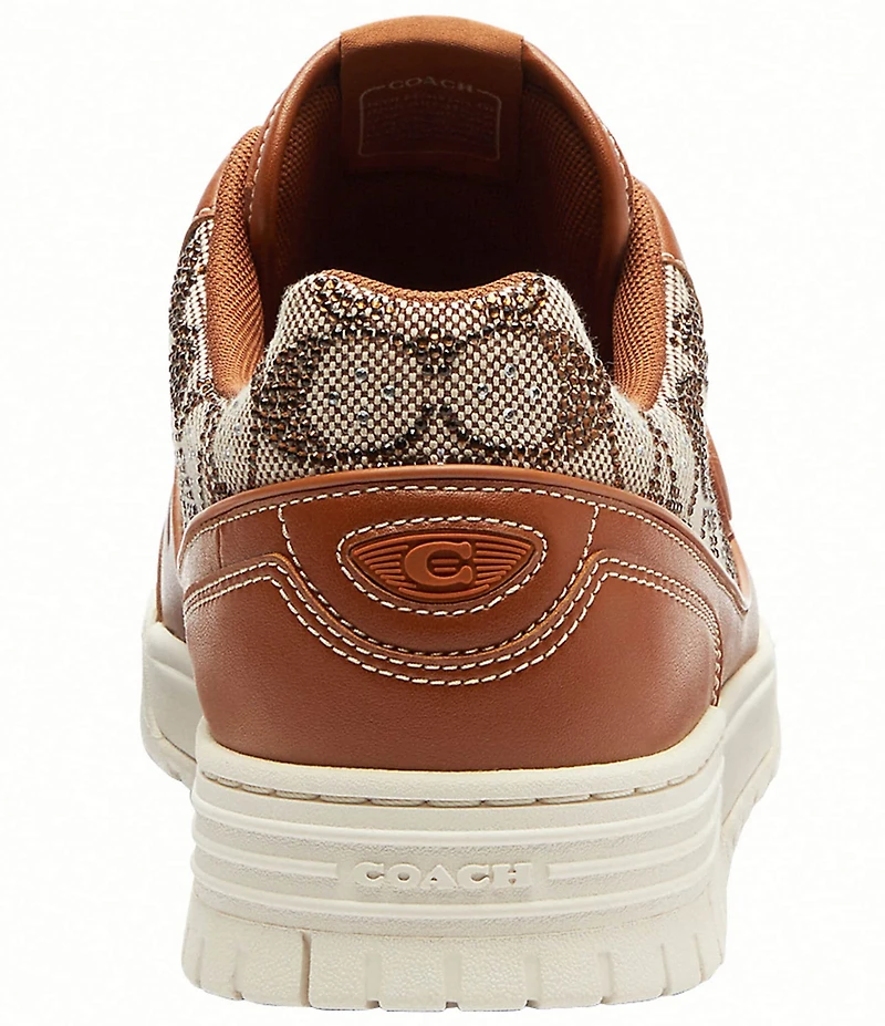 COACH Men's Soho Crystal Signature Jacquard Sneakers