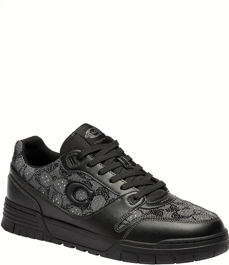 COACH Men's Soho Crystal Signature Jacquard Sneakers