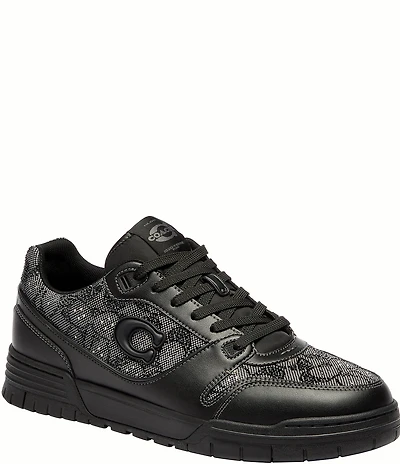 COACH Men's Soho Crystal Signature Jacquard Sneakers