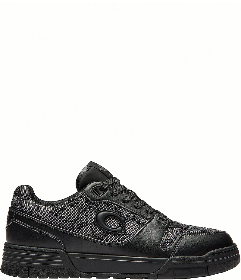 COACH Men's Soho Crystal Signature Jacquard Sneakers